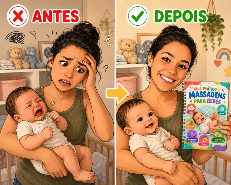 Mãe insegura antes e mais tranquila depois de consultar o guia