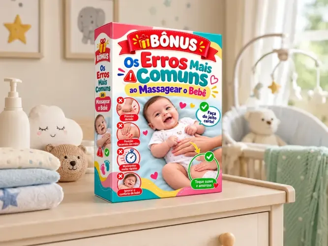 Bônus Os Erros Mais Comuns ao Massagear o Bebê